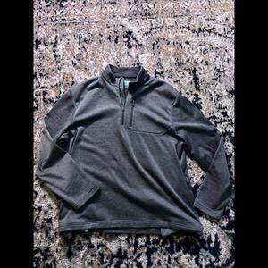 $70‎ Pro Tour Gray 1/4-Zip MotionPlay RainPlay Long Sleeve Shirt Top Size L